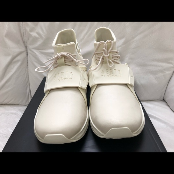 PUMA Fenty Trainer Hi Whisper White Rihanna New - Picture 2 of 6